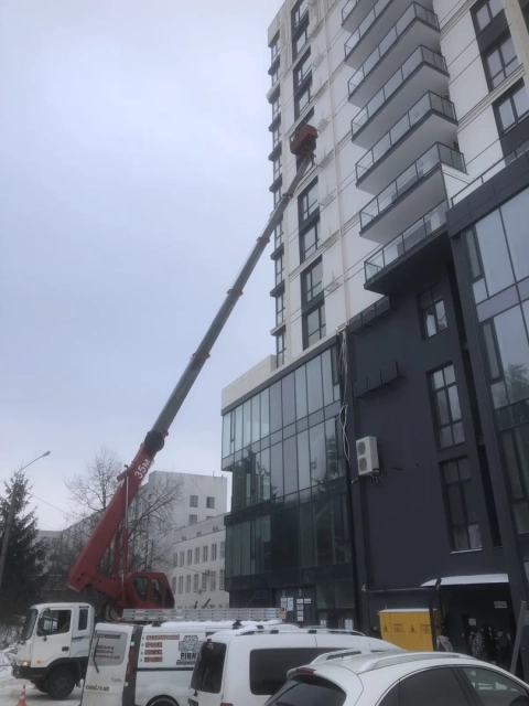 Монтаж кондиціонерів з автовишки - 15