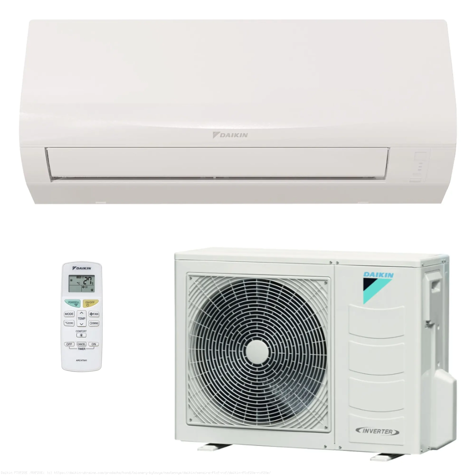 Кондиционер Daikin FTXF50F /RXF50F Wi-Fi - 1