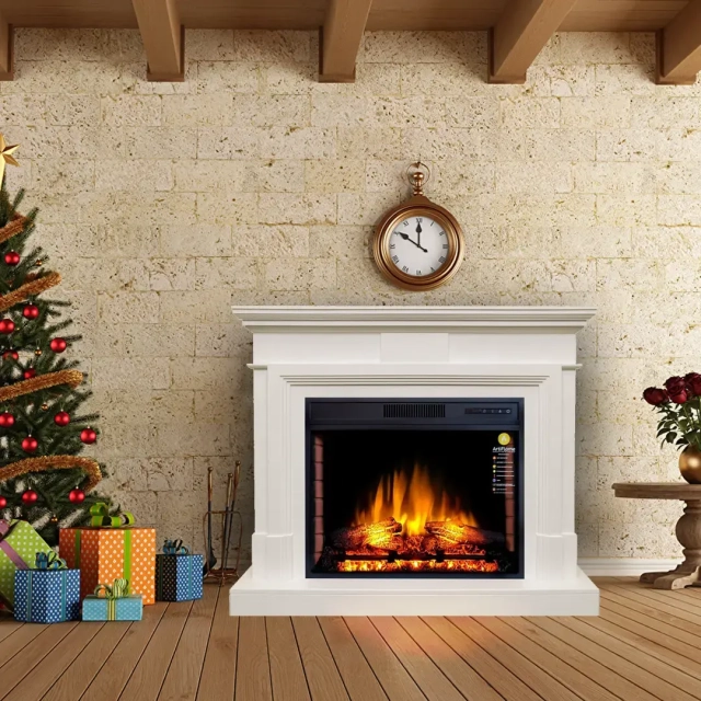 Каминокомплект ArtiFlame STAMFORD AF28S БЕЛЫЙ БЬЯНКО (со звуком) - 2