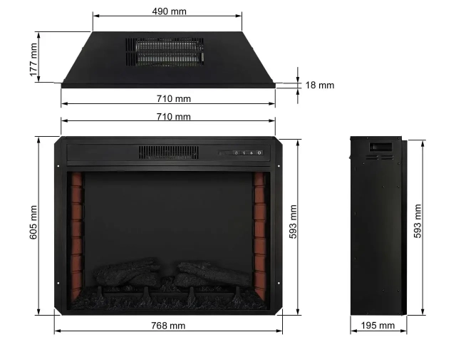 Электрокамин ArtiFlame AF28 - 8