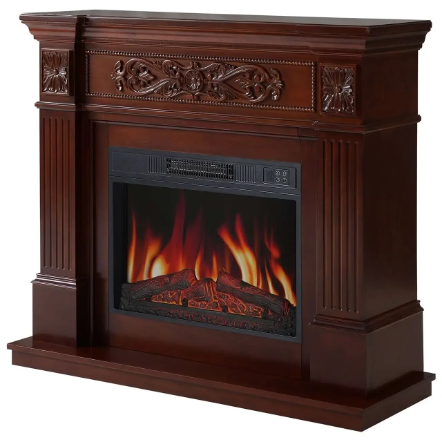 Каминокомплект ArtiFlame Toscana AF23S russet с обогревом и звуком горения огня - 4