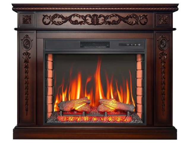 Каминокомплект ArtiFlame DELMONA AF28S КОНЬЯК (со звуком)
