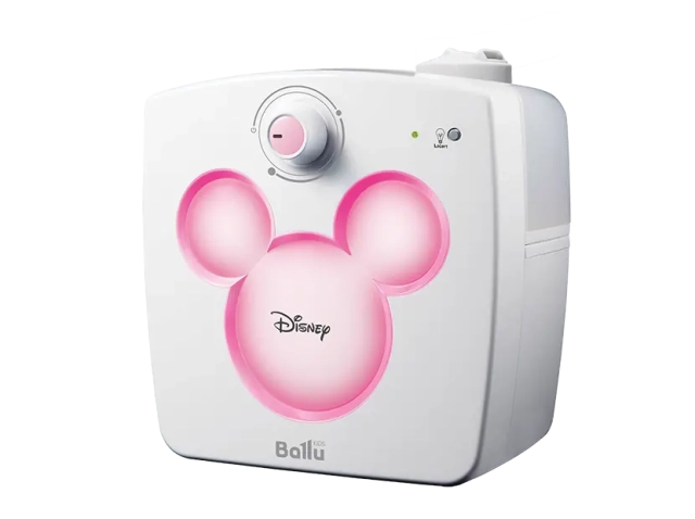 Ультразвуковой увлажнитель воздуха детский BALLU UHB-240 pink/розовый Disney