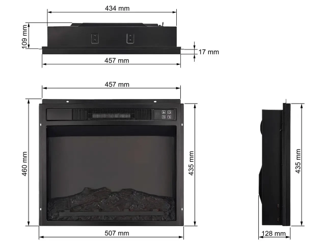 Електрокамін ArtiFlame AF18 - 8