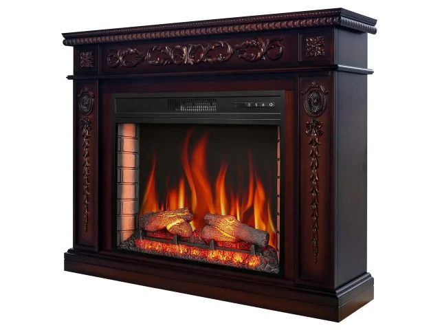Каминокомплект ArtiFlame DELMONA AF28S КОНЬЯК (со звуком) - 4